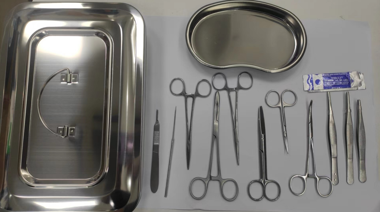 Suture surgical kit 14 pieces