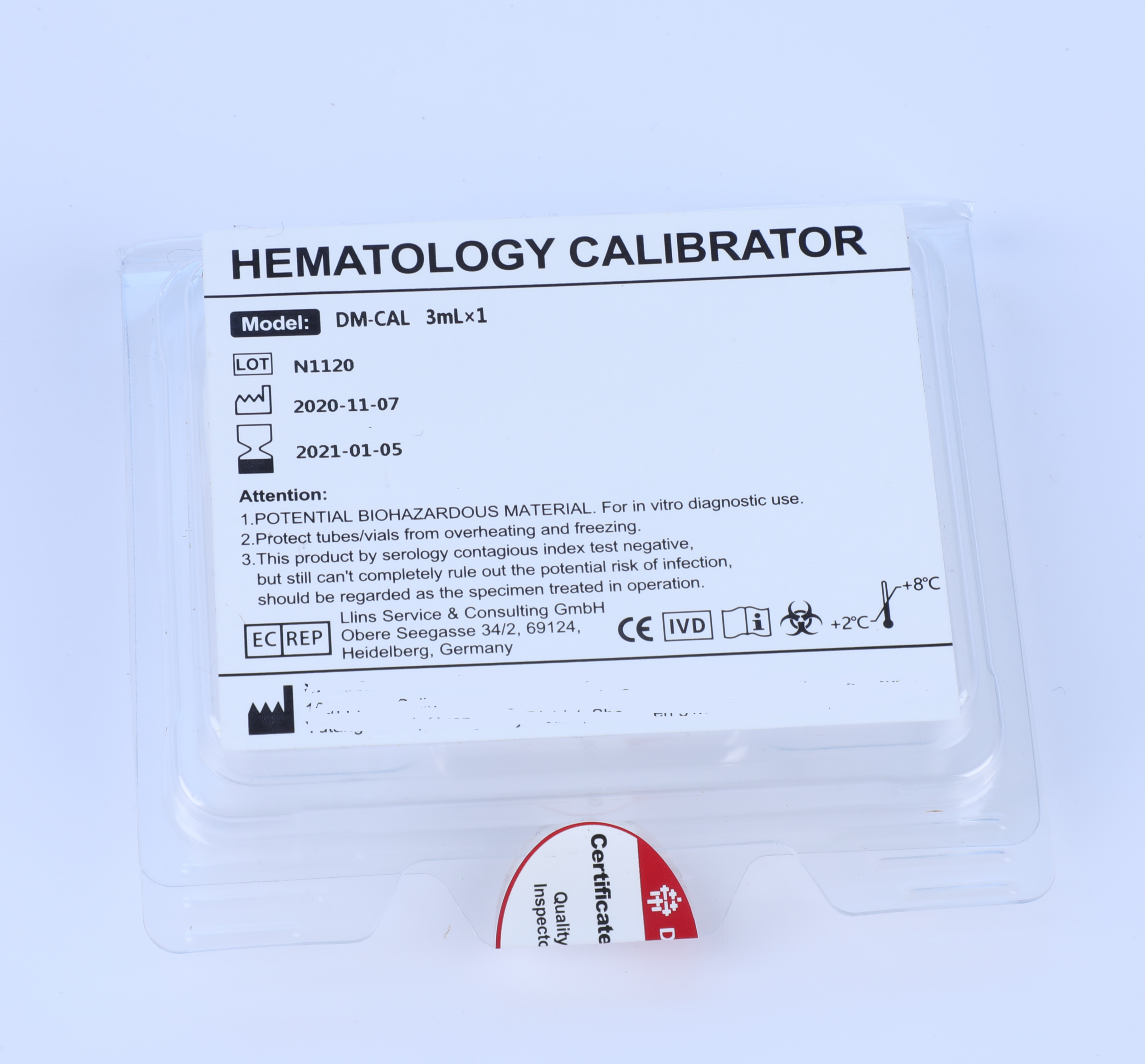 Calibrator for CBC, 1*3mL/Package-0