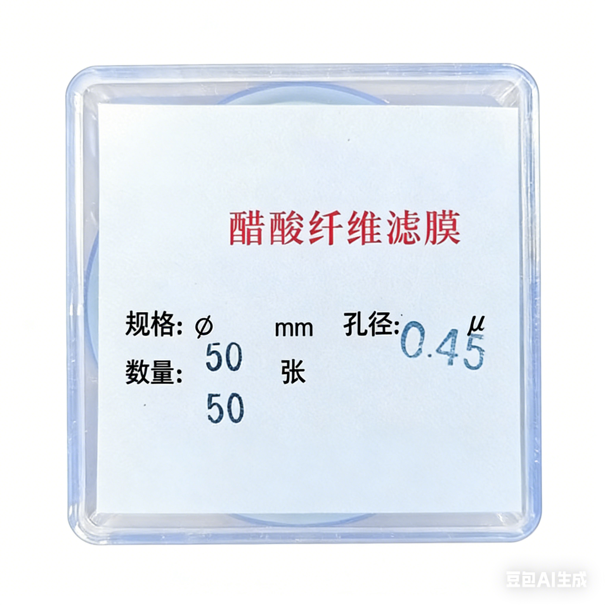 Cellulose acetate membrane, 50 sheets, 70 x 90 mm