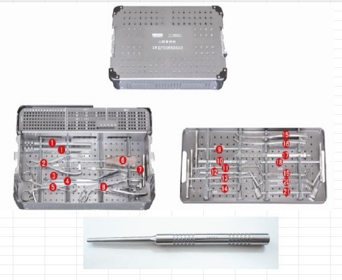 Small Fracture Fixation Instrument Set, 27 Pieces