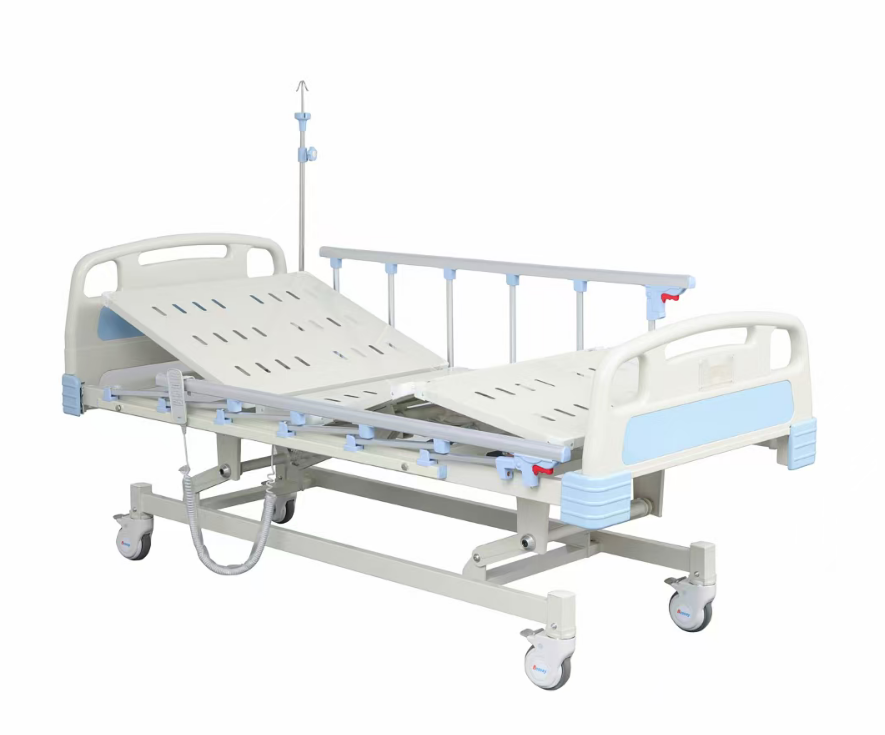 Cama de hospital el&eacute;ctrica de tres funciones