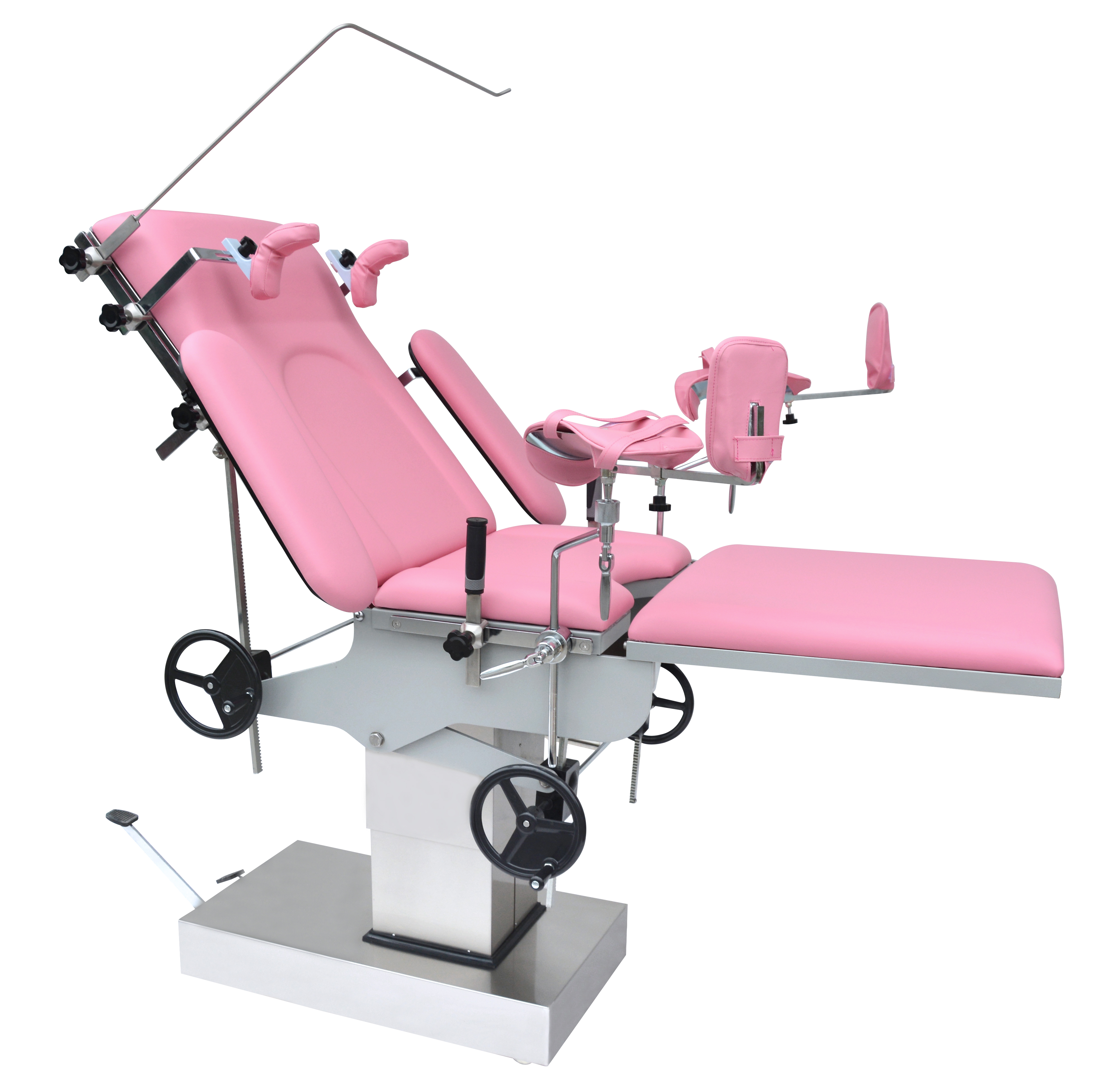 Cama de parto obst&eacute;trica multifuncional integrada mec&aacute;nica-0