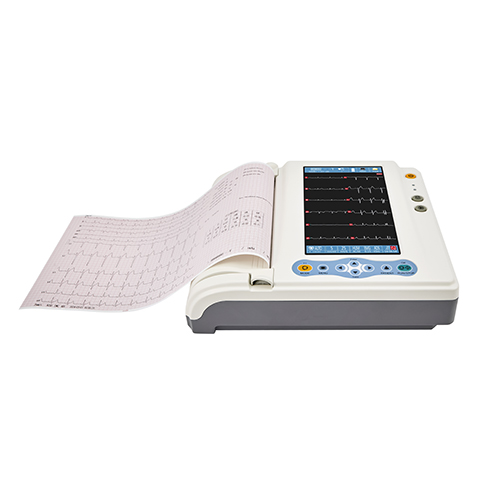 12 channels 12 leads color ECG EKG machine-1