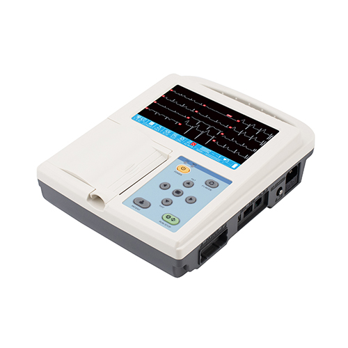 Monitor ECG de 3 canales con pantalla t&aacute;ctil de 7 pulgadas certificado CE - Dispositivo EKG port&aacute;til profesional-0
