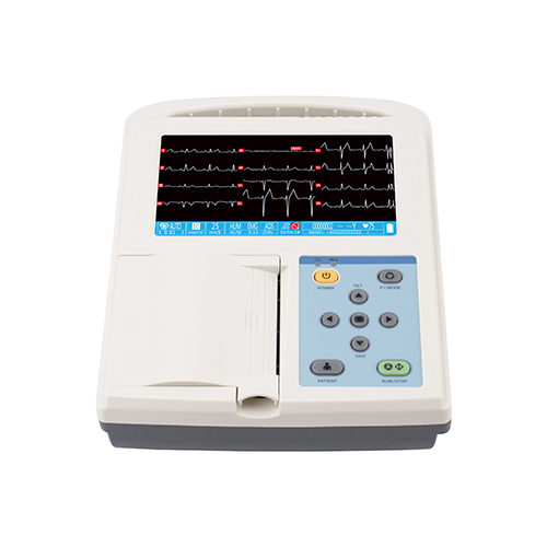 CE Certified 7-Inch Touchscreen 3-Channel ECG Monitor - Professional Portable EKG Device-1