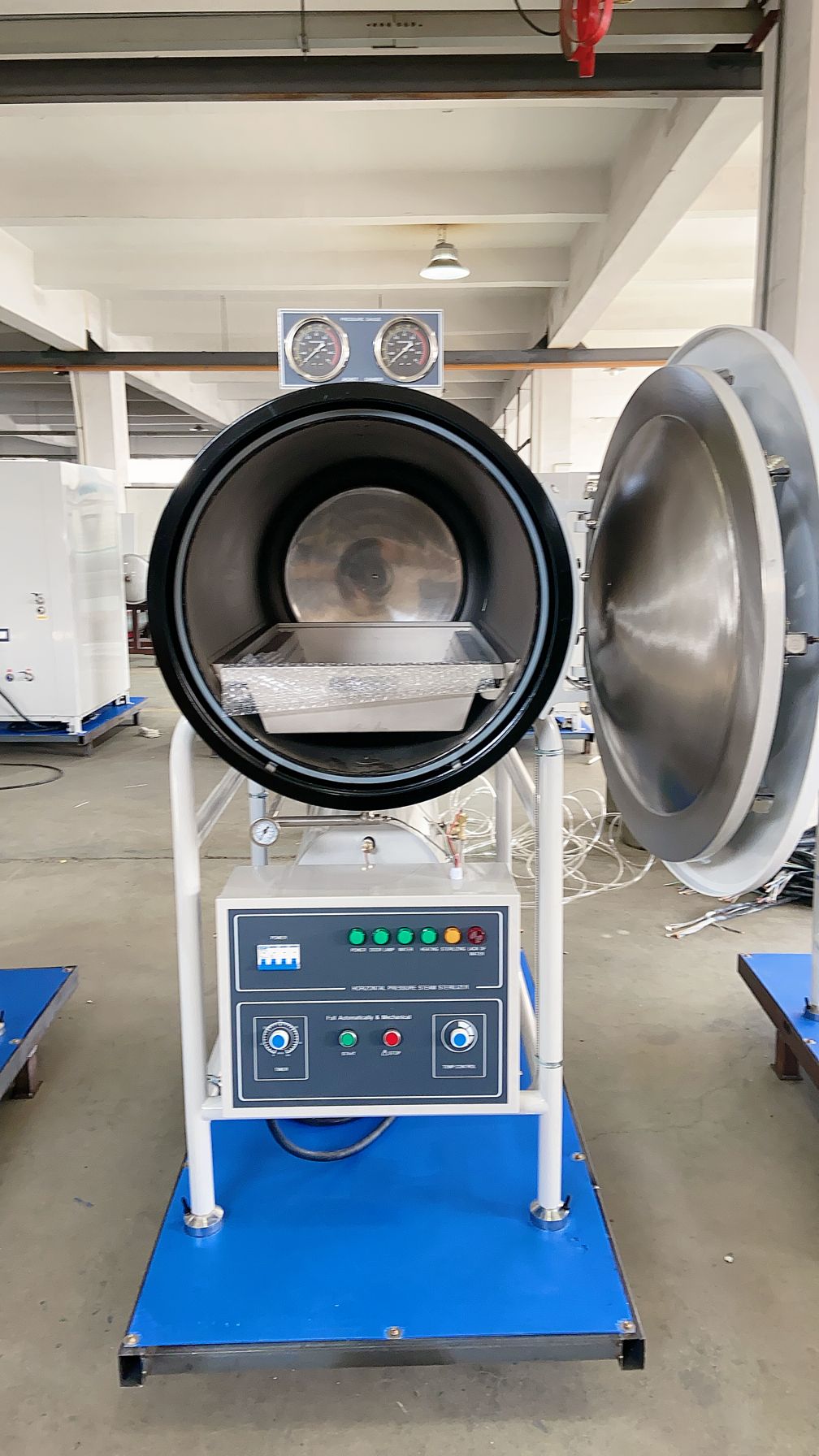 150L Horizontal Cylindrical Pressure Steam Sterilizer-4