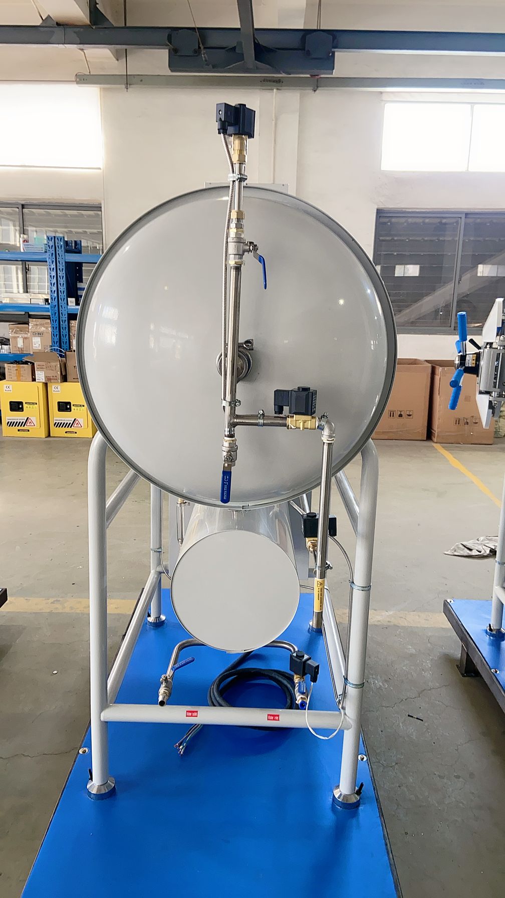 150L Horizontal Cylindrical Pressure Steam Sterilizer-3
