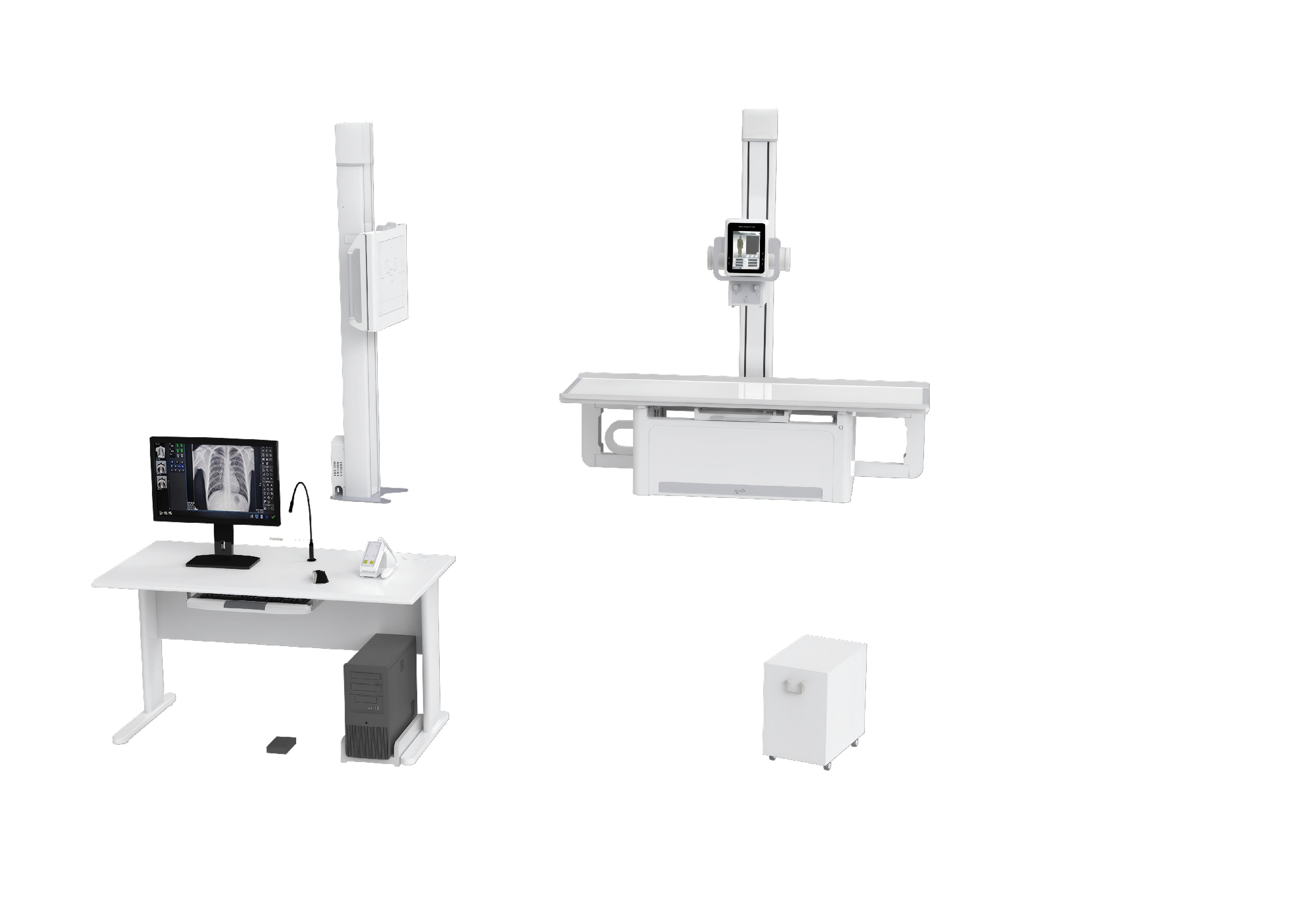 50KW 630mA Dual-column 4-dimensional flatbed DR (Digital Radiography) Xray Machine-0