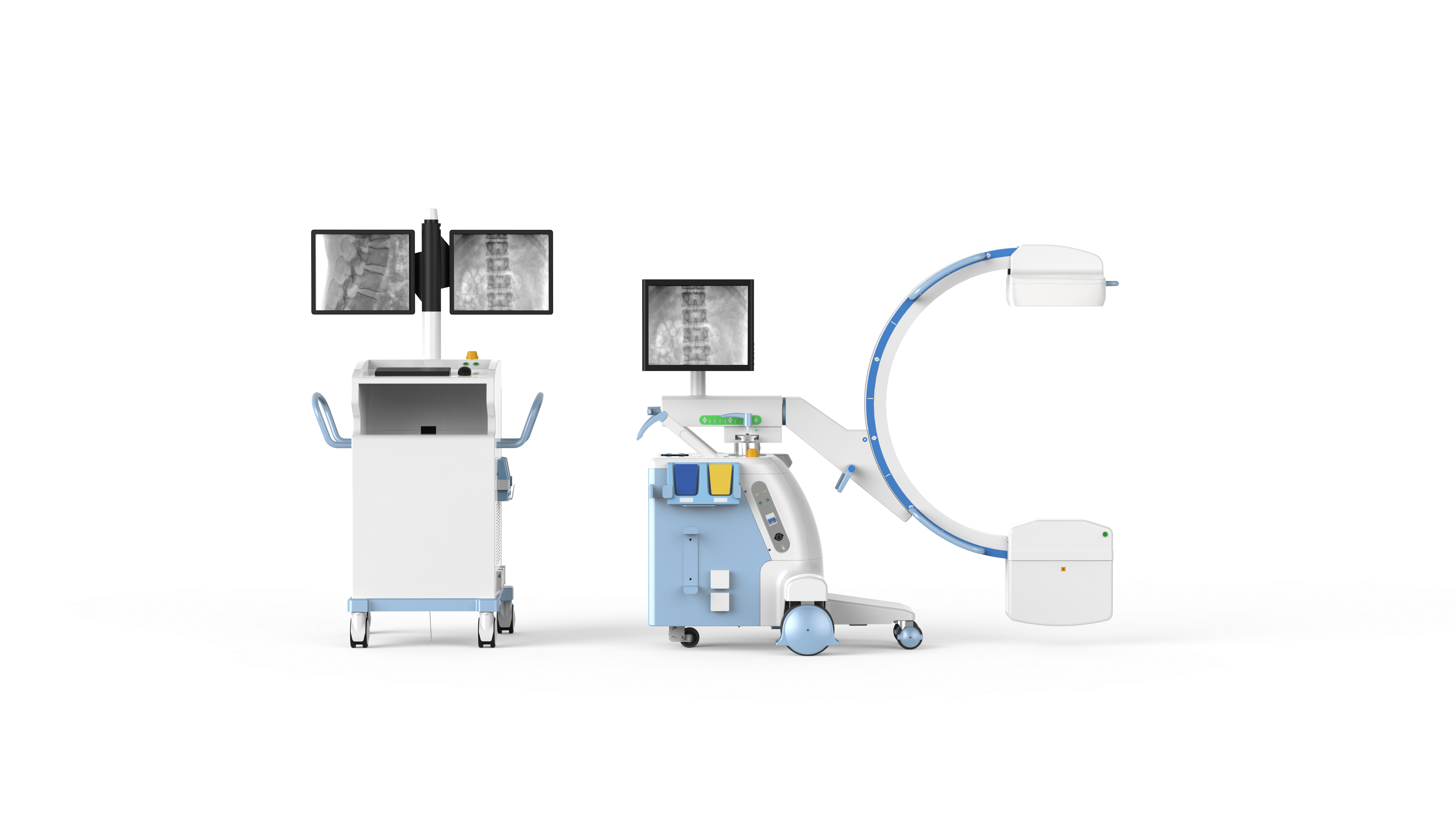 5kw split-type dynamic flat-panel spinal C-arm X-ray machine