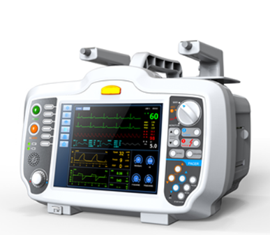Biphasic Automatic AED Defibrillator Monitor
