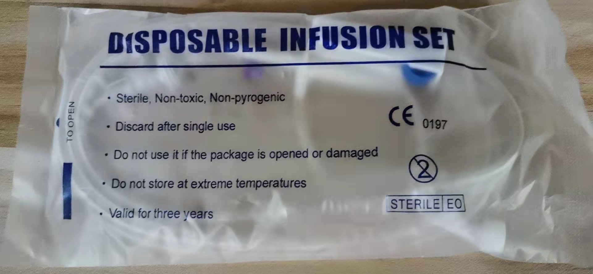 Conjunto de infusi&oacute;n desechable, 25 conjuntos-0