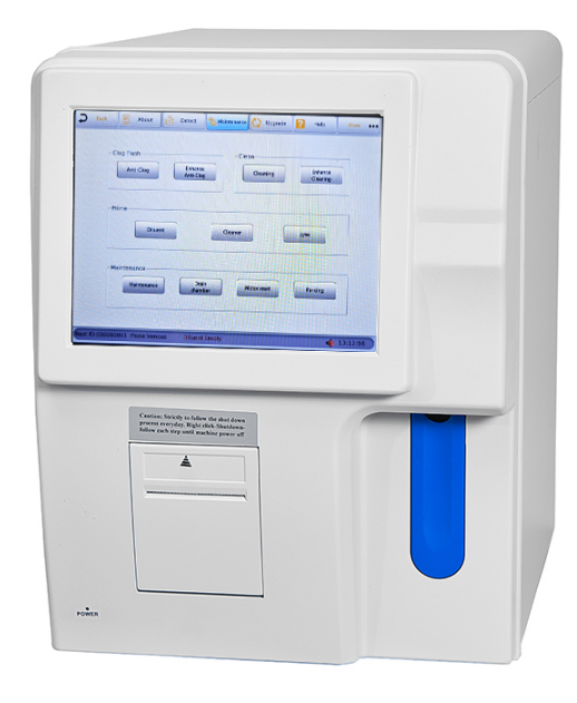 Analizador hematol&oacute;gico automatizado 3-Diff para an&aacute;lisis de sangre CBC-0