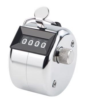 Hand-Press 4-Digit Passenger Counter