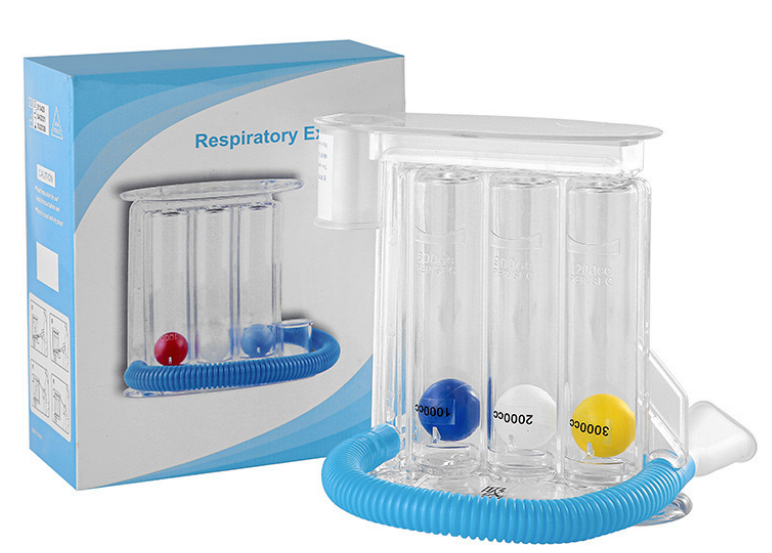 3-ball vital capacity training device, inhalation and exhalation-0