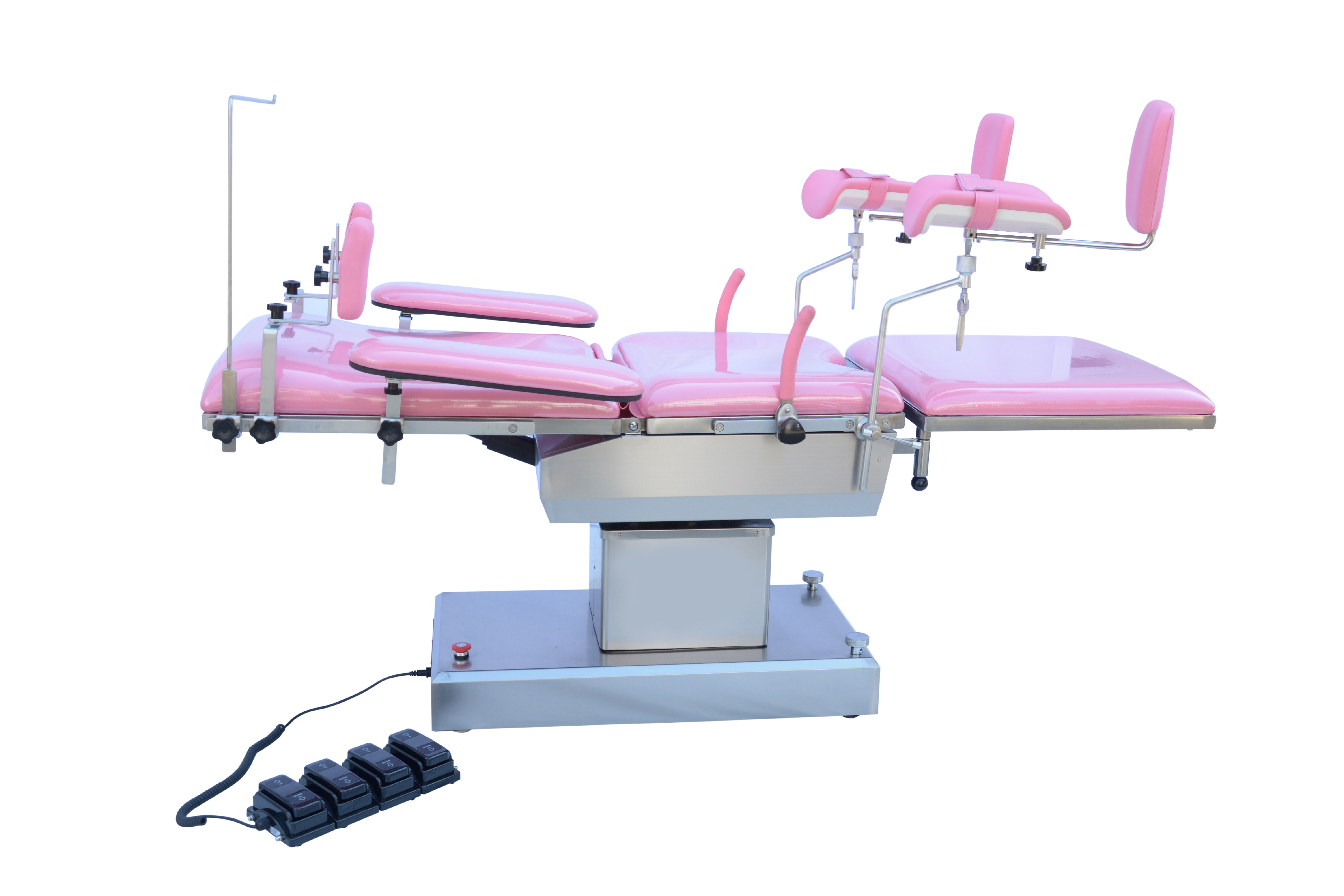 Mesa de operaciones ginecol&oacute;gica el&eacute;ctrica con patas laterales-0
