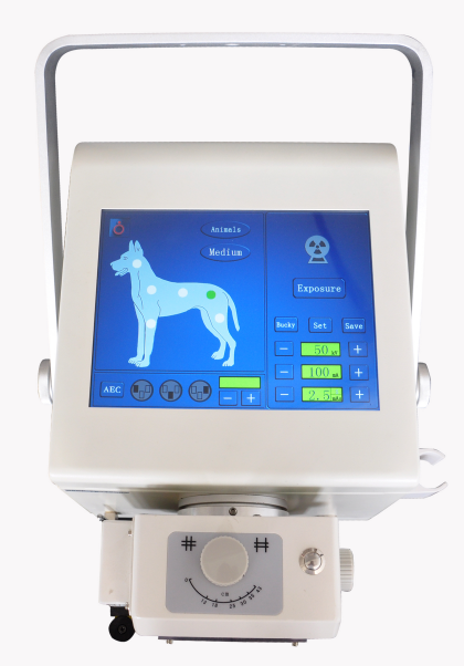 Veterinary Portable X-ray Machine 5kW 100mA 110/220V (LCD Control)-0