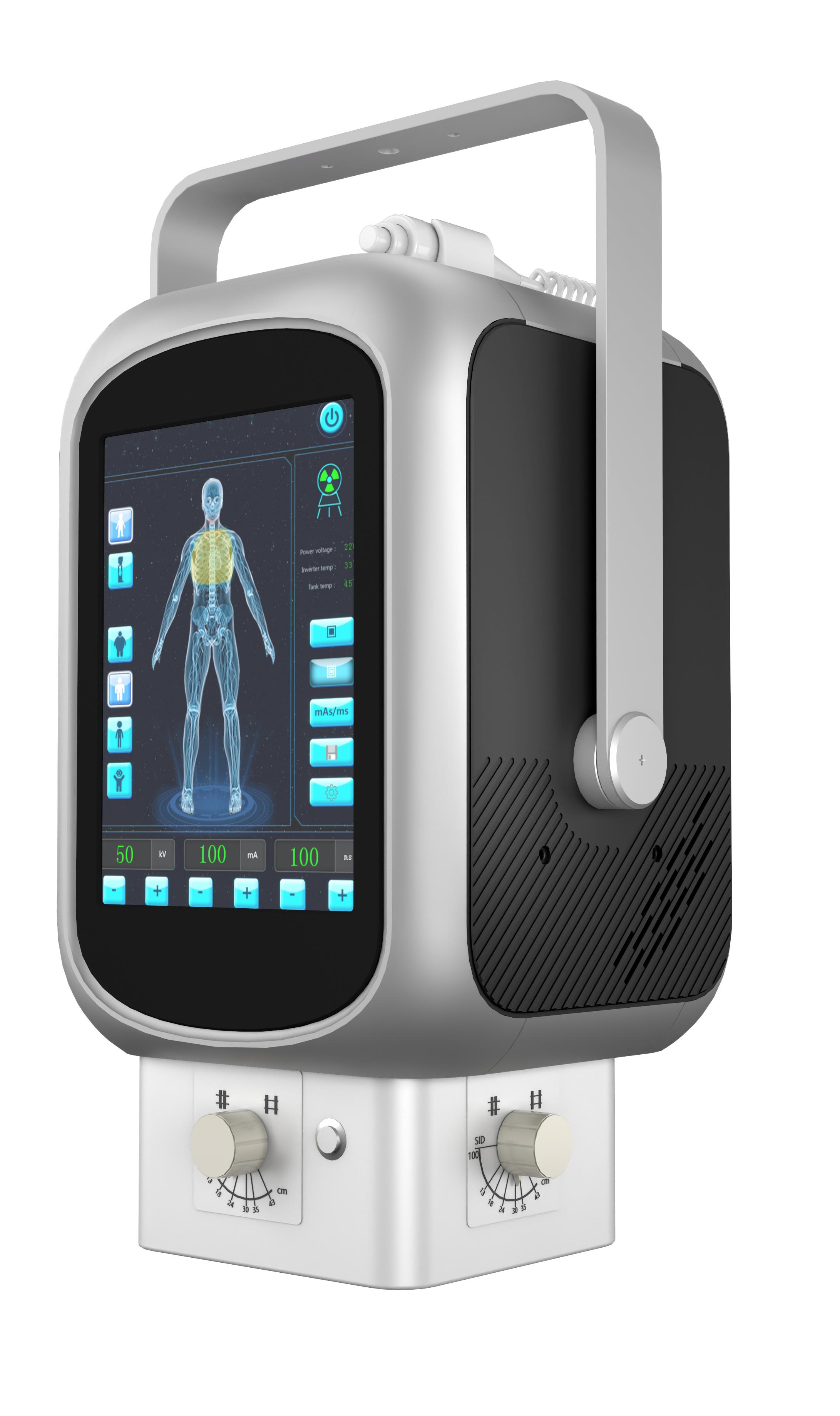 Portable 8kW Energy Storage X-ray Machine with 10.4-inch LCD Control, Built-in Speaker, 110-220V-0