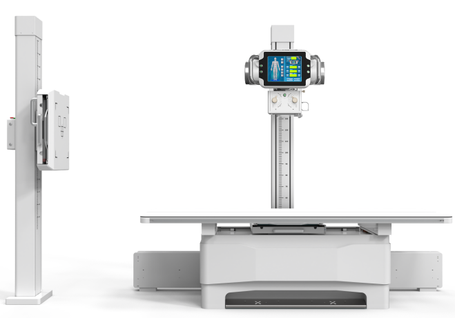 Double Column Manual X-ray Simulator with 32kW 380V Generator