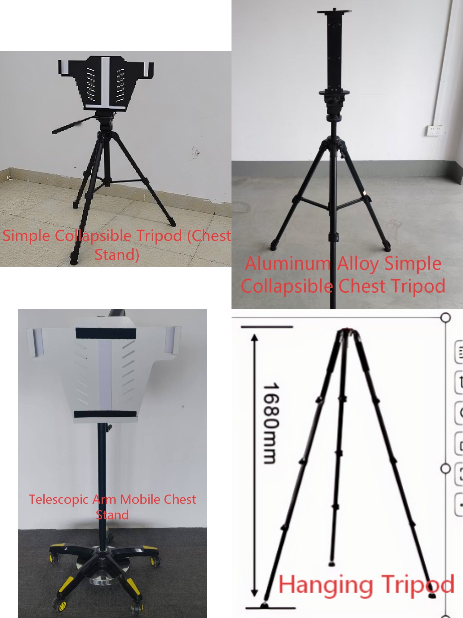 Medical Chest Stand Series (Collapsible / Telescopic / Hanging Tripods Included)-0