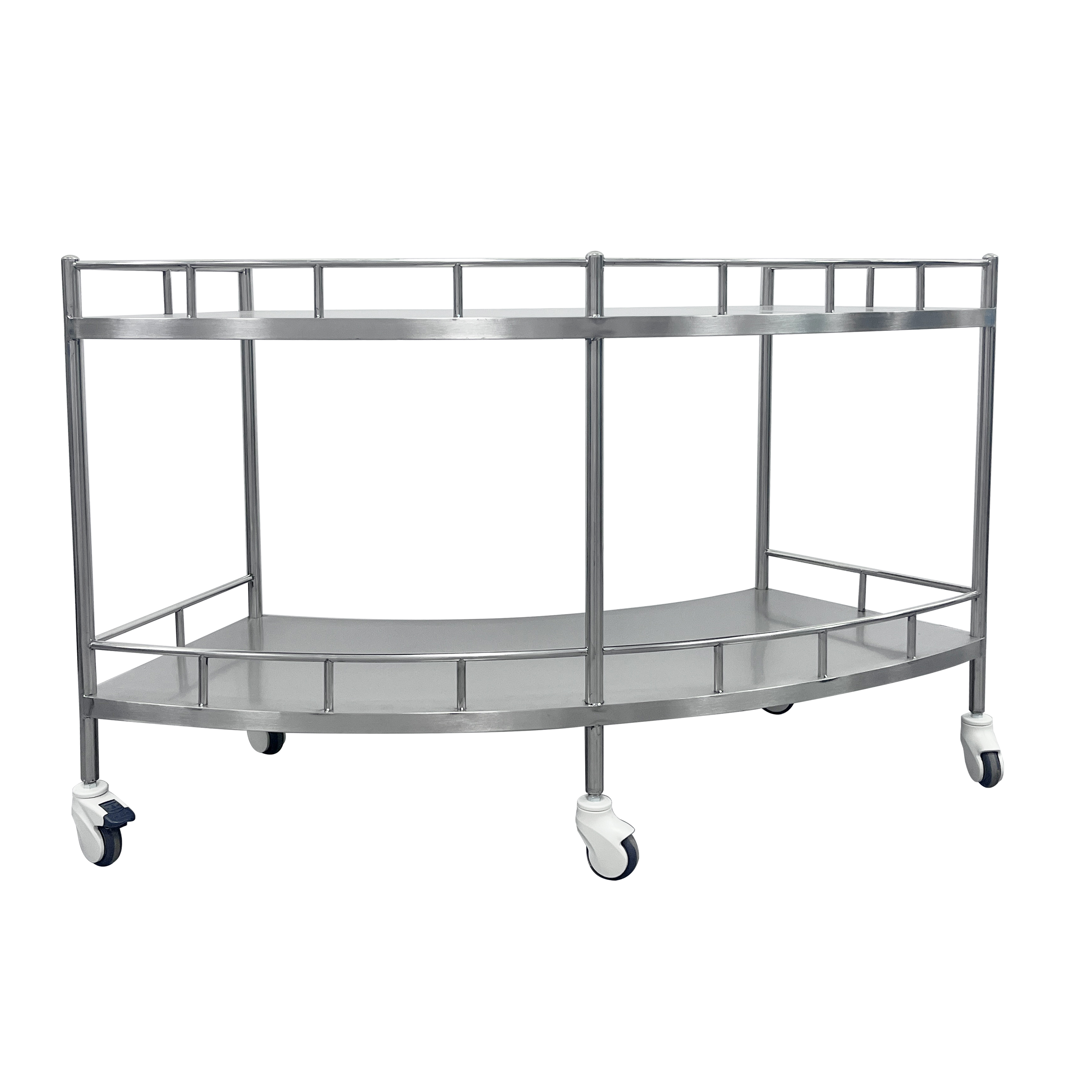 Stainless Steel Fan-shaped Trolley-1