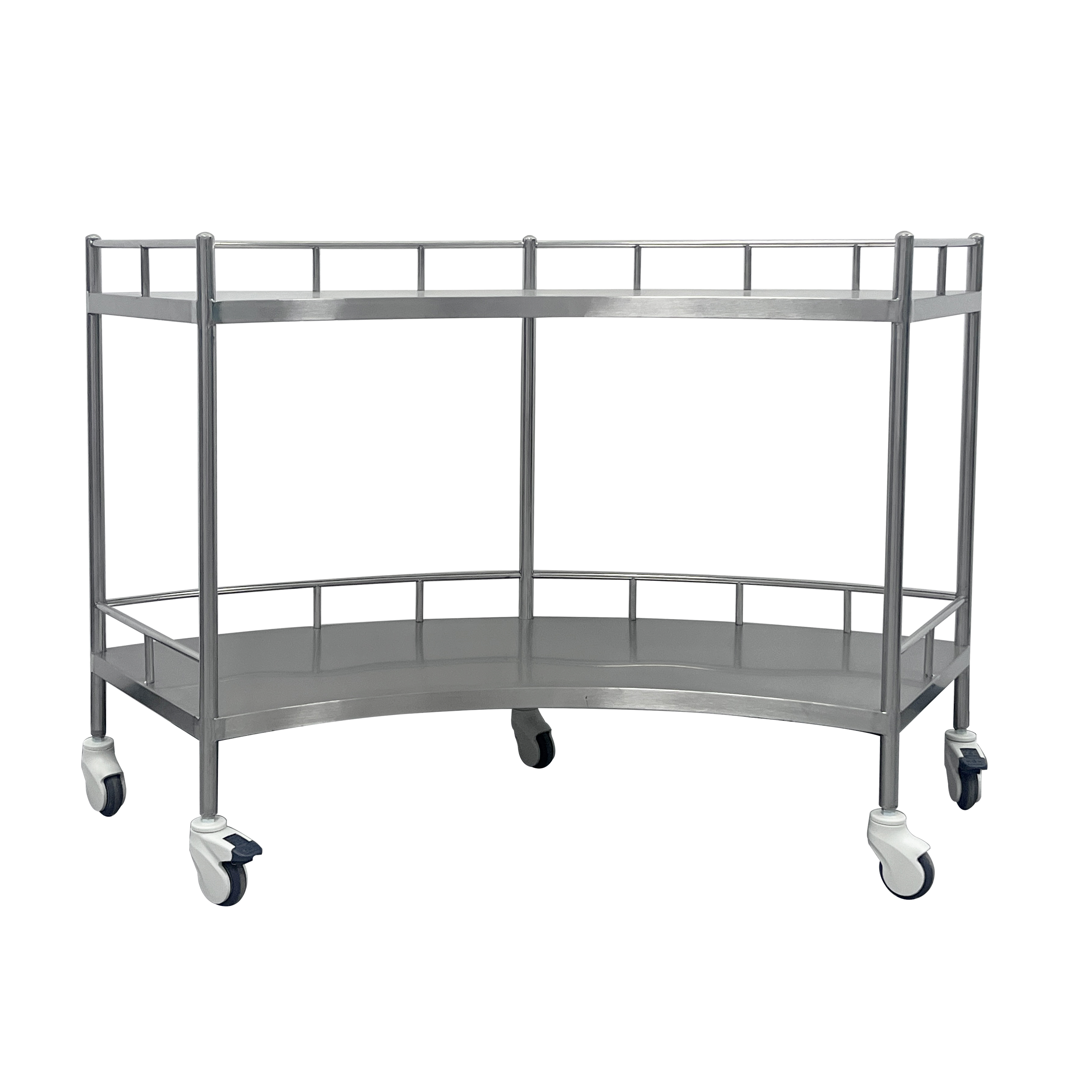 Stainless Steel Fan-shaped Trolley-2