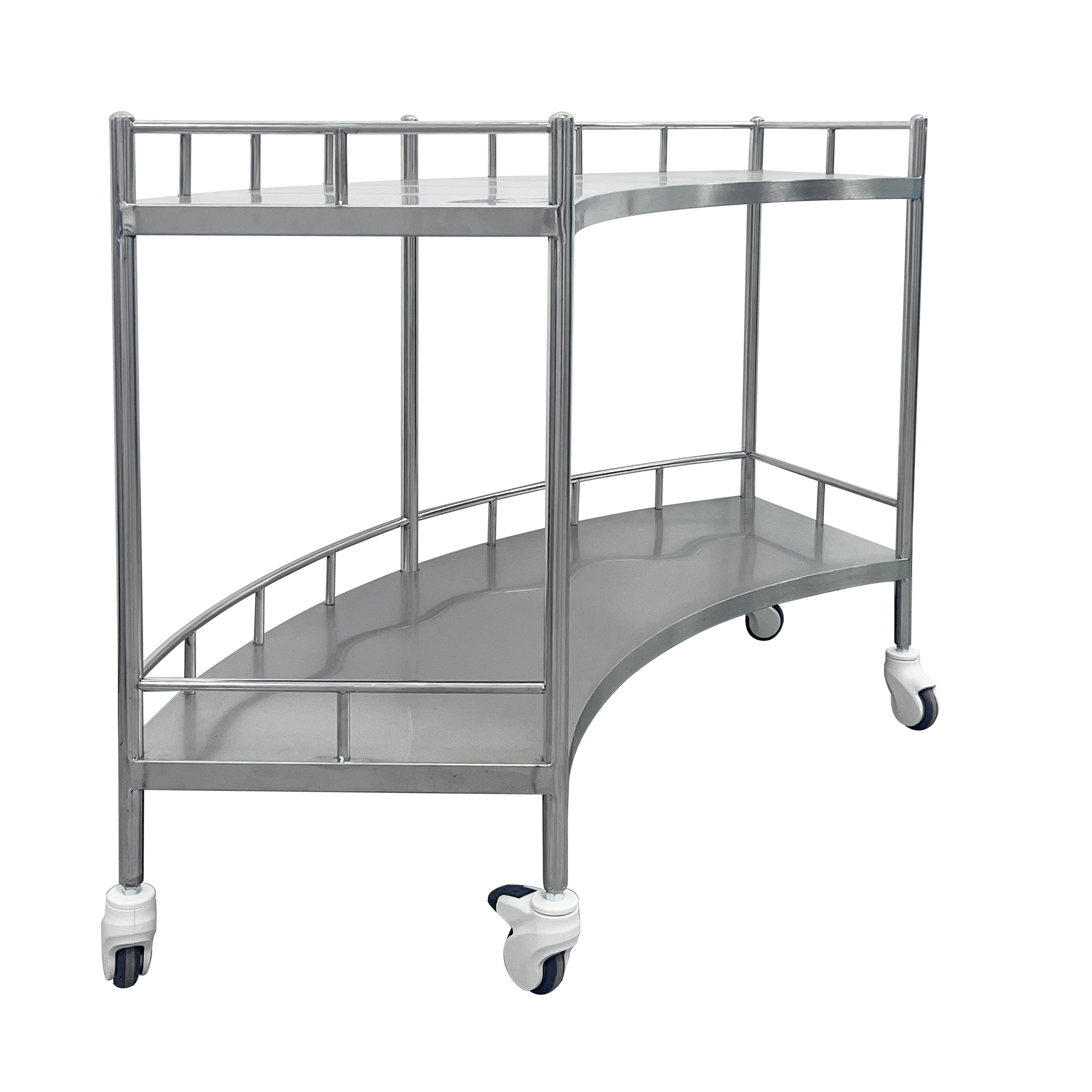 Stainless Steel Fan-shaped Trolley-0