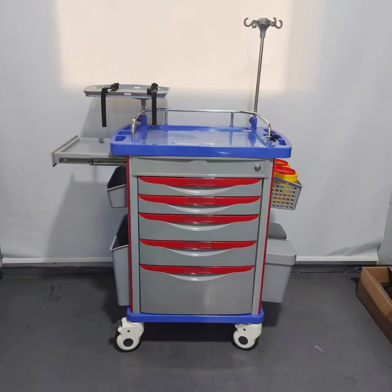 ABS Emergency Crash Cart (Red)