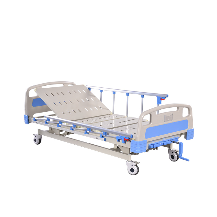 Cama de hospital manual de tres funciones-3