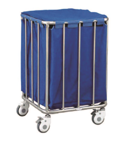 Stainless Steel Dirty Linen Trolley-0