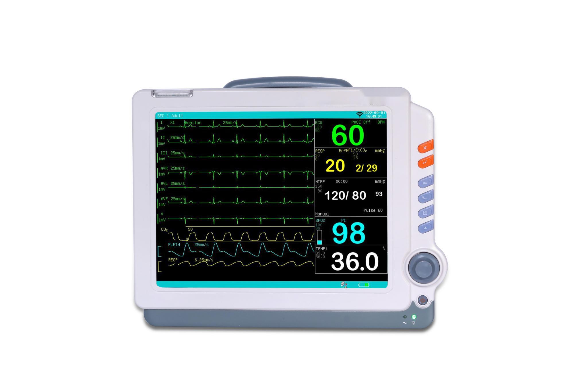 12.1 Inch 6 Multi Parameters Patient Monitor-5