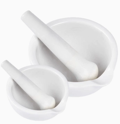 Ceramic Mortar and Pestle