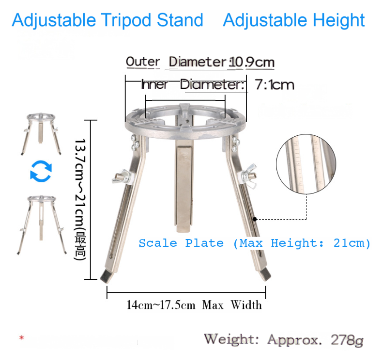 Adjustable Laboratory Tripod-0