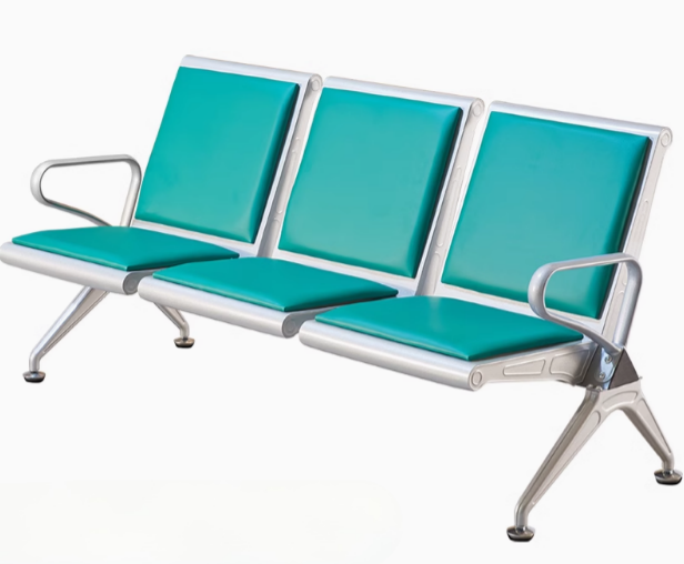 Three-seater Row Chair Cushions (with Leather Cushions)-0