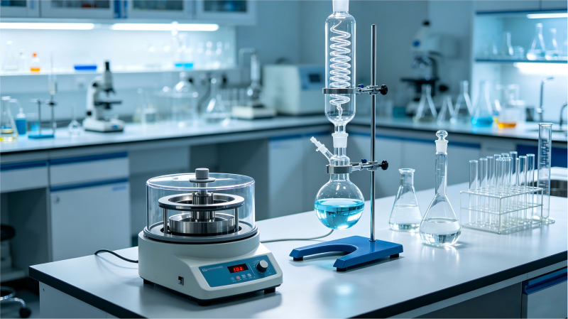 Maximice la eficiencia del laboratorio con una centr&iacute;fuga simple y un aparato de destilaci&oacute;n de solventes