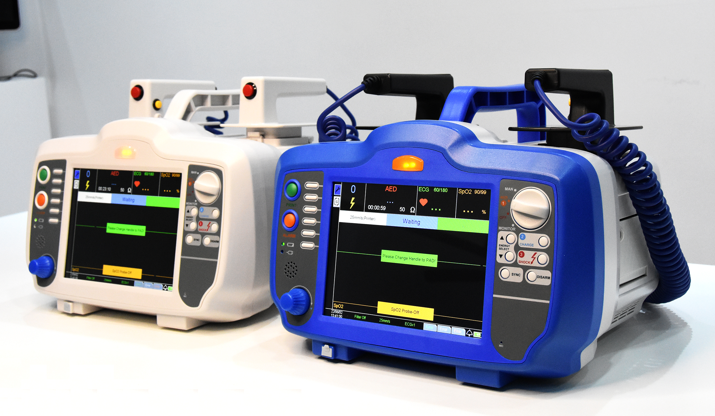 Biphasic Automatic AED Defibrillator Monitor
