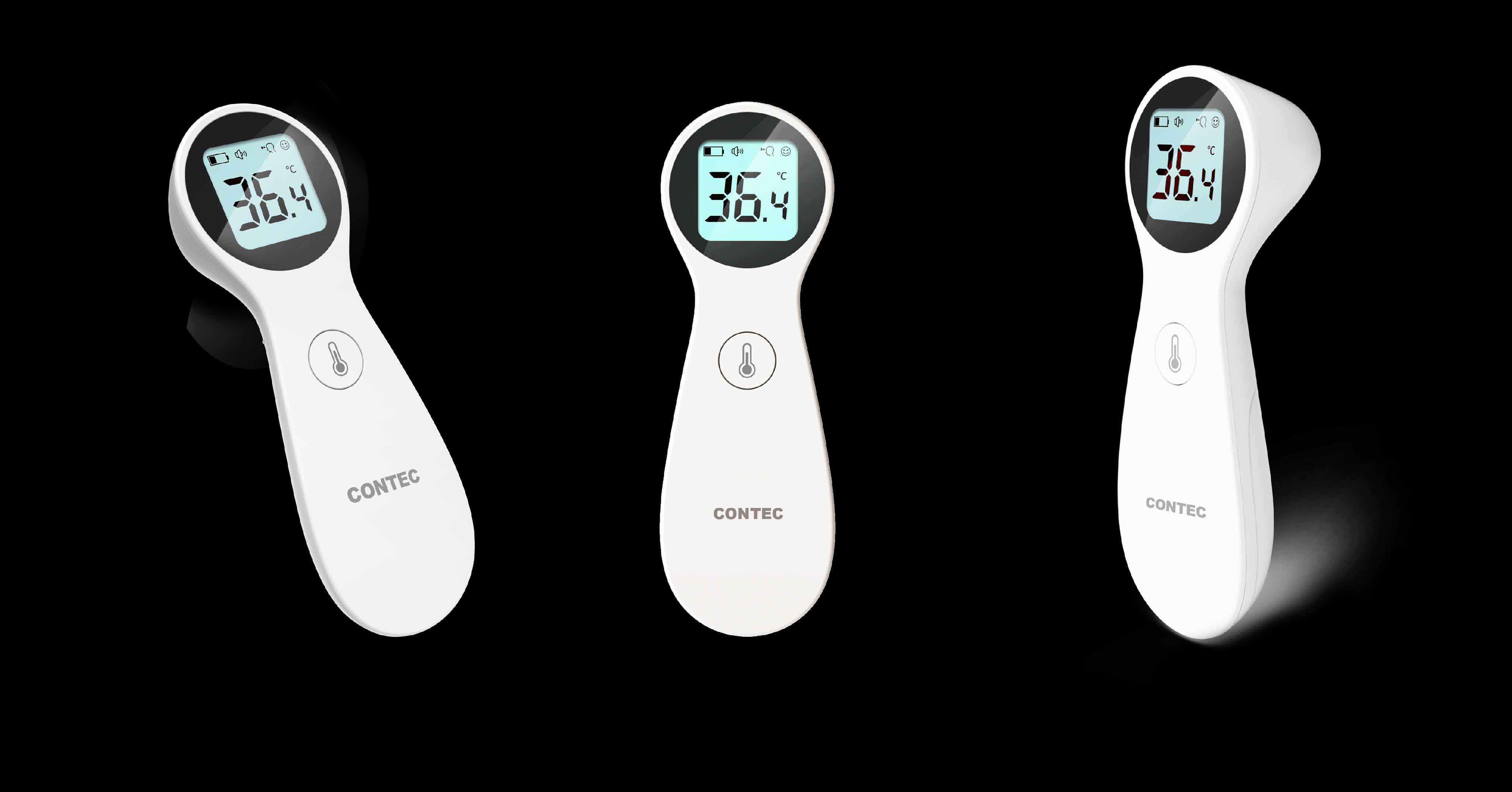 Medical Infrared Thermometer with LED, Measures Body and Object Temperature, &deg;C/&deg;F Switchable