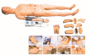Maniqu&iacute; de entrenamiento avanzado en enfermer&iacute;a con brazo de entrenamiento en presi&oacute;n arterial (Masculino)-0