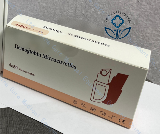 Hemoglobin microcuvettes,50 tsting a box