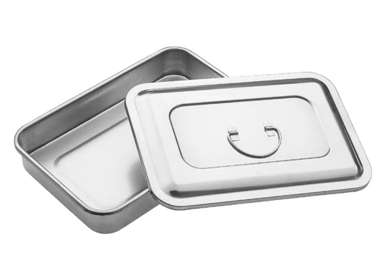 11.5-Inch Non-Porous Stainless Steel Disinfection Box, 30*20*5cm-0