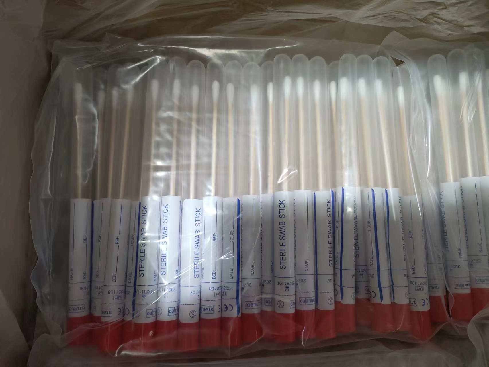 Hisopo vaginal ginecol&oacute;gico, est&eacute;ril. 100pcs-0