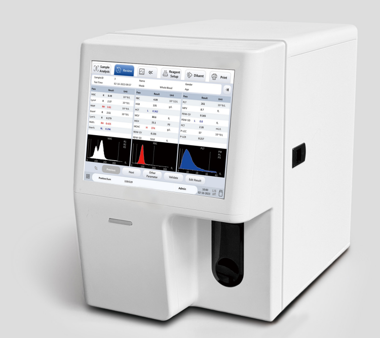 Fully automated three-part differential hematology analyzer-0