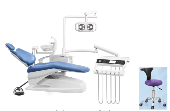 Electric Dental Treatment Unit CCD6225 with LED Sensor Dental Light-0