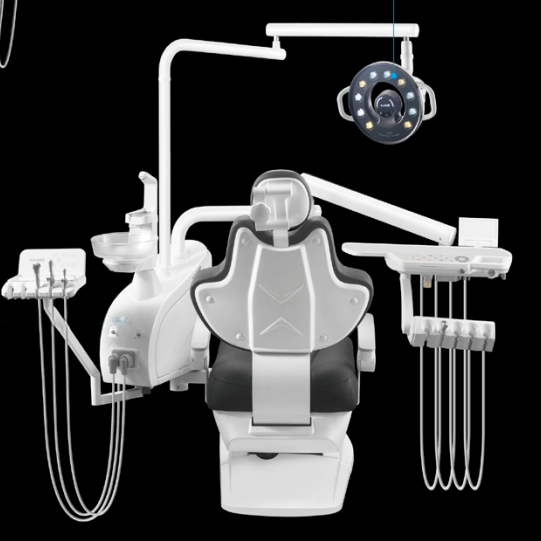 Dental Chair Unit | Ergonomic Dental Treatment System with LED Sensor Light-0