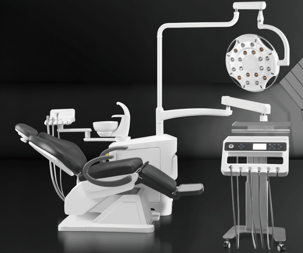 Electric Folding Dental Treatment Unit CCD6219 with LED Dental Light-0