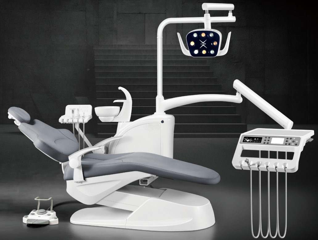 Dental Chair Unit | Ergonomic Dental Treatment System with LED Light
