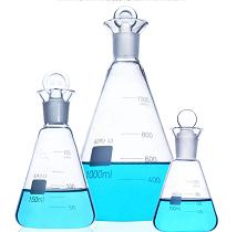 Fioles volum&eacute;triques de laboratoire, 100 ml, 250 ml, 500 ml-0