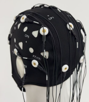 32-lead EEG cap + fixed frame-0
