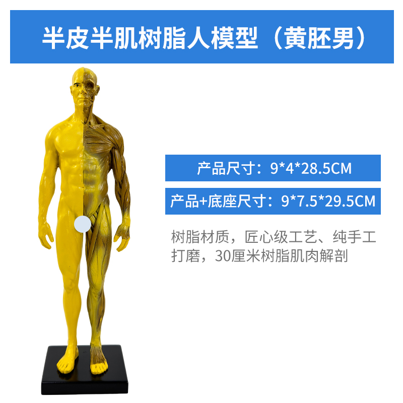 Resin figure (male), yellow-0