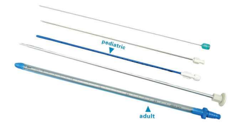 PVC Chest Drainage Tube with Needle-0