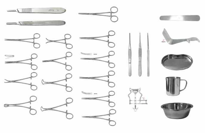 47-piece laparotomy pack